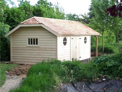 Cottage tuinhuizen Paneelbouw